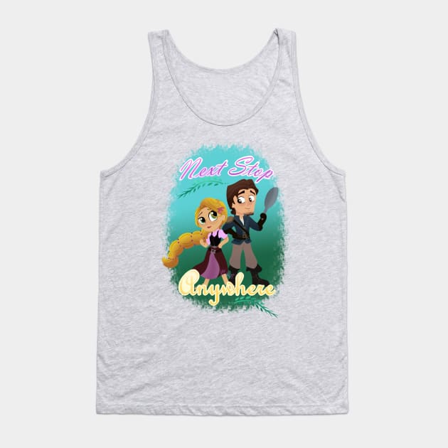 Tangled: Next Stop, Anywhere Tank Top by vcm1824